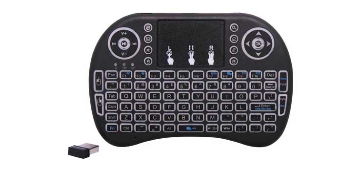 Mini Backlit Wireless Keyboard