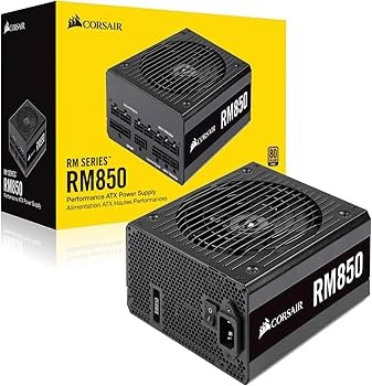Corsair RM850 850W 80+ Gold Fully Modular ATX Power Supply Unit (PSU)