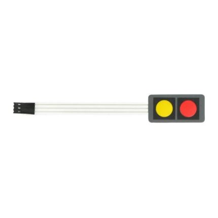 Red & Yellow 2 Key Matrix Keyboard