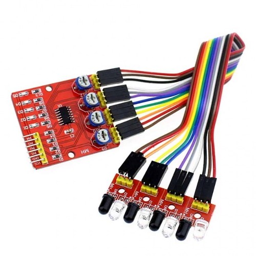 4 Channel IR Line Tracking Sensor Module