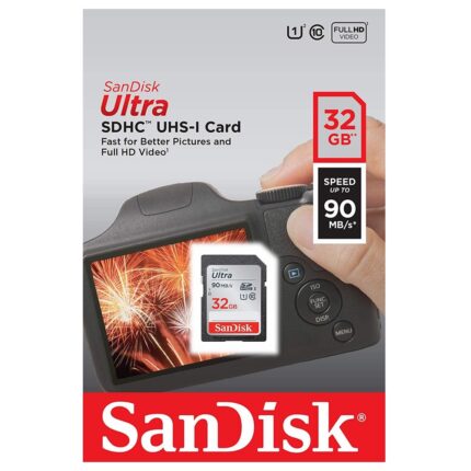 SanDisk Ultra 32GB SDHC UHS‑I Memory Card