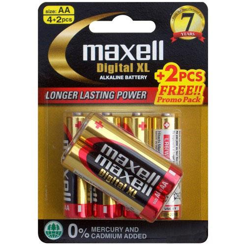 Maxwell AA 4+2 Digital XL Battery
