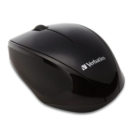Verbatim Wireless Multi Trac Blue LED Mouse - Black